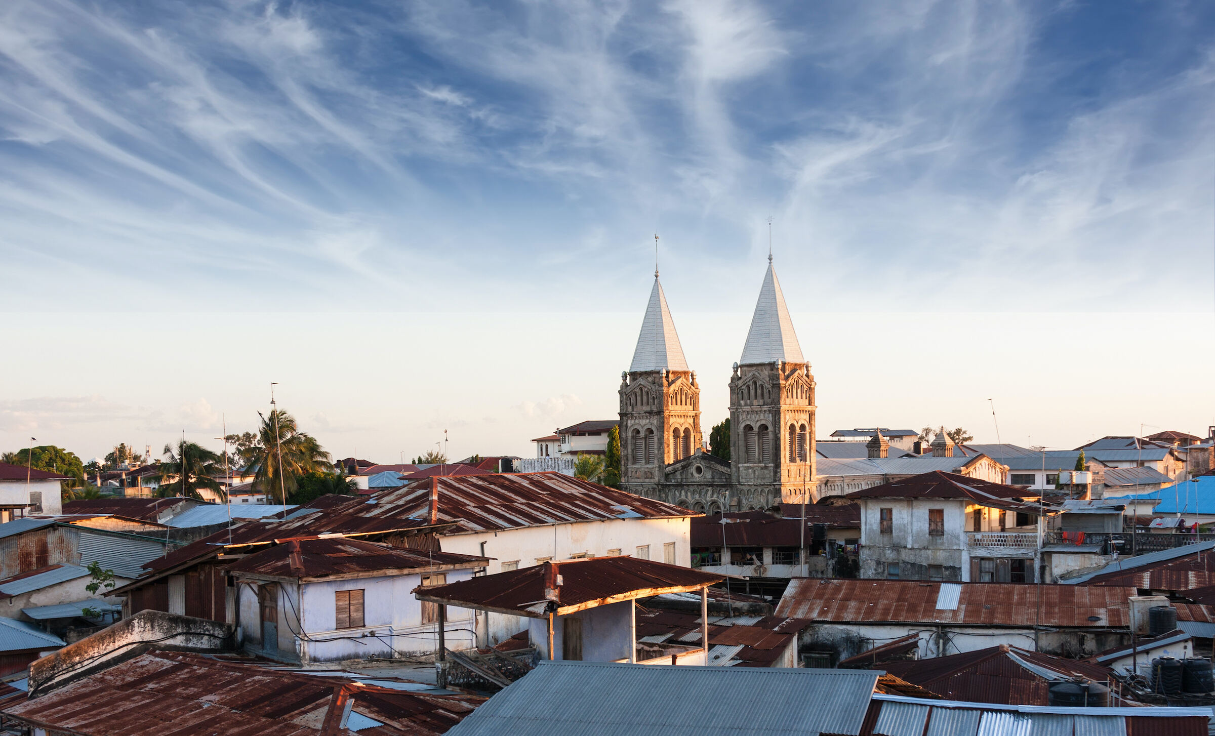 Stone Town rooftops — Zanzibar's UNESCO world heritage medina