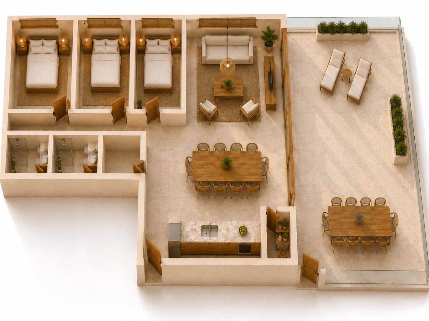 PH Type 1 residence floor plan